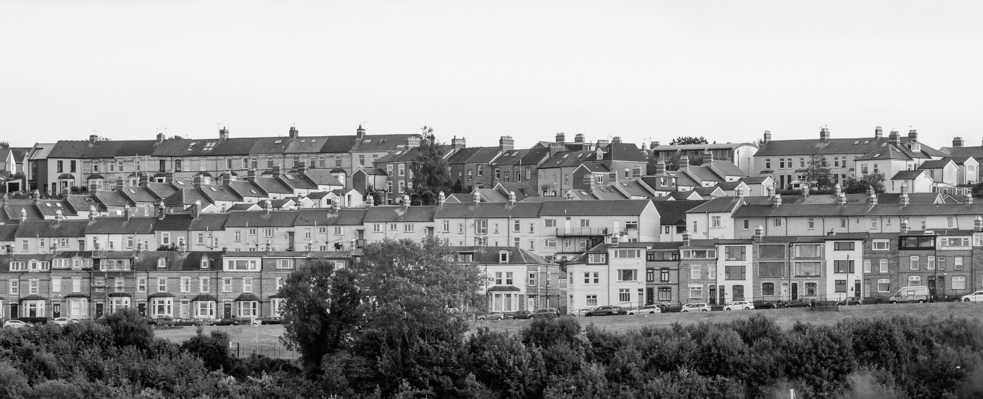 Housing Development on Cardiff Bay in South Glamorgan, Wales